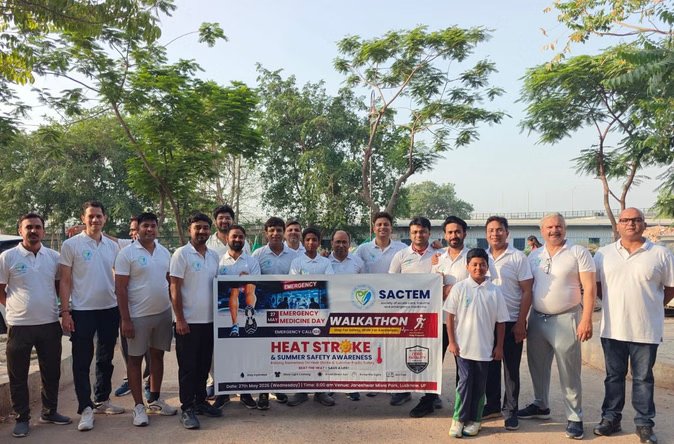 SACTEM द्वारा विश्व आपातकालीन चिकित्सा दिवस 2026 पर देशव्यापी जागरूकता अभियान एवं वॉकाथॉन का आयोजन